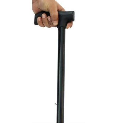 Dr. Head Premium Height Adjustable Iron L-Shaped Walking Stick (10 Quantity)